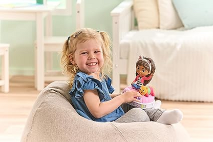 VTech Gabby's Dollhouse Story Tails With Gabby, Official Gabby's Dollhouse Toy with 4 Stories, Music and Sounds, Night Light and Timer, Gift for Kids 3, 4, 5Plus Years, English Version