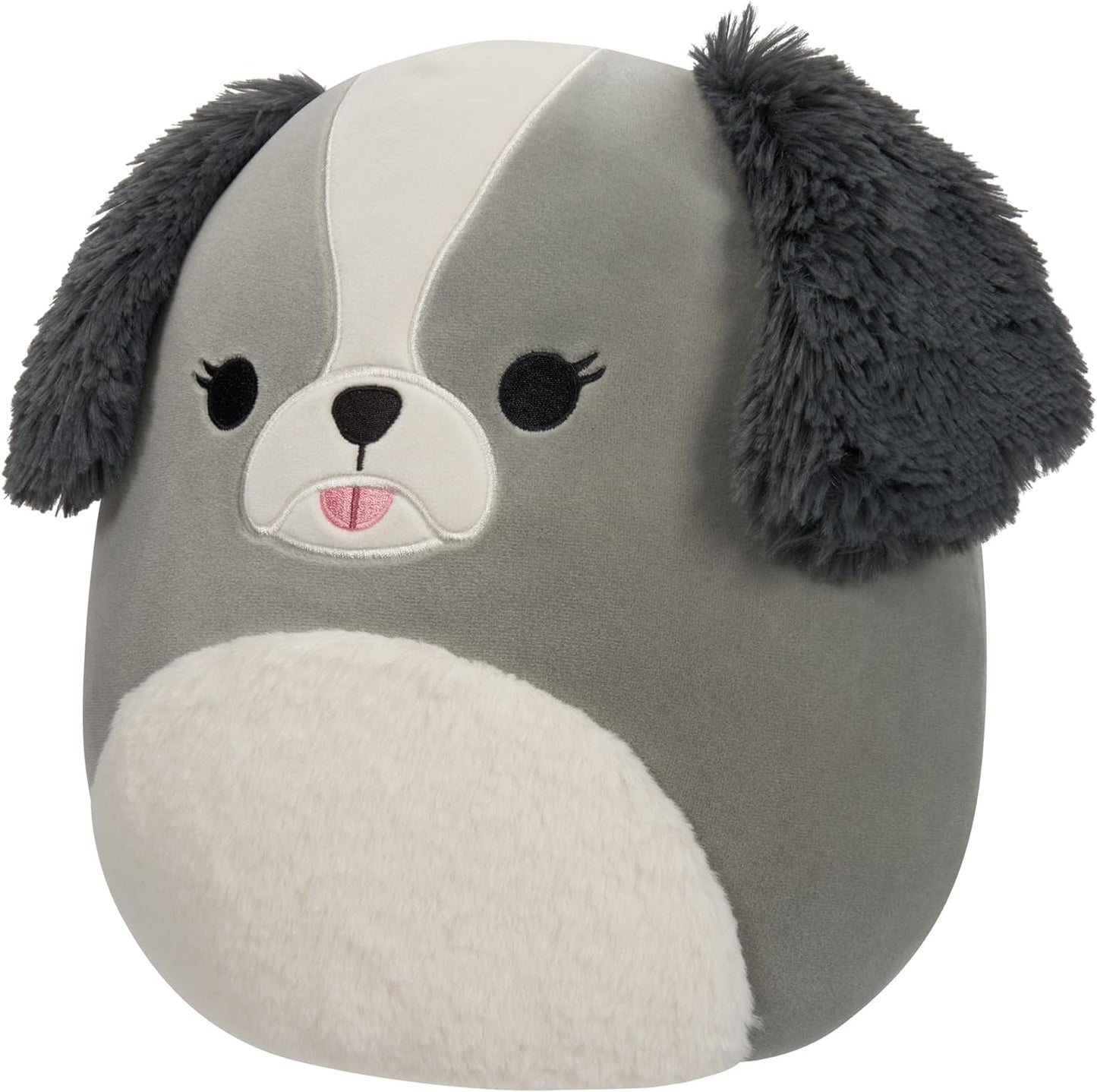 Squishmallows SQCR04578 Malu-Cinza Shih-Tzu 12"