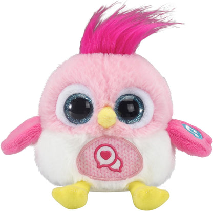 VTech LoLibirds, brinquedo interativo para passarinhos com respostas engraçadas, olhos que mudam de cor, música e sons, fica no seu ombro, presente para crianças de 4, 5, 6 anos ou mais, azul, versão em inglês