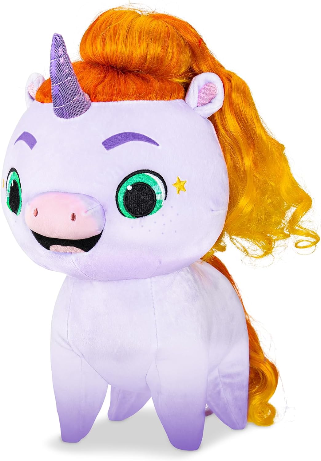 Não é bem Narwhal, Ollie Plush, Baleia Unicórnio, Pelúcia de Brinquedo Macio para Crianças, Brinquedos para Meninas e Meninos, Crianças de 3 anos ou mais