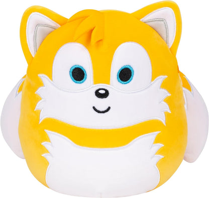 Squishmallows Pelúcia ultramacia original de 10 polegadas Sega Tails de tamanho médio