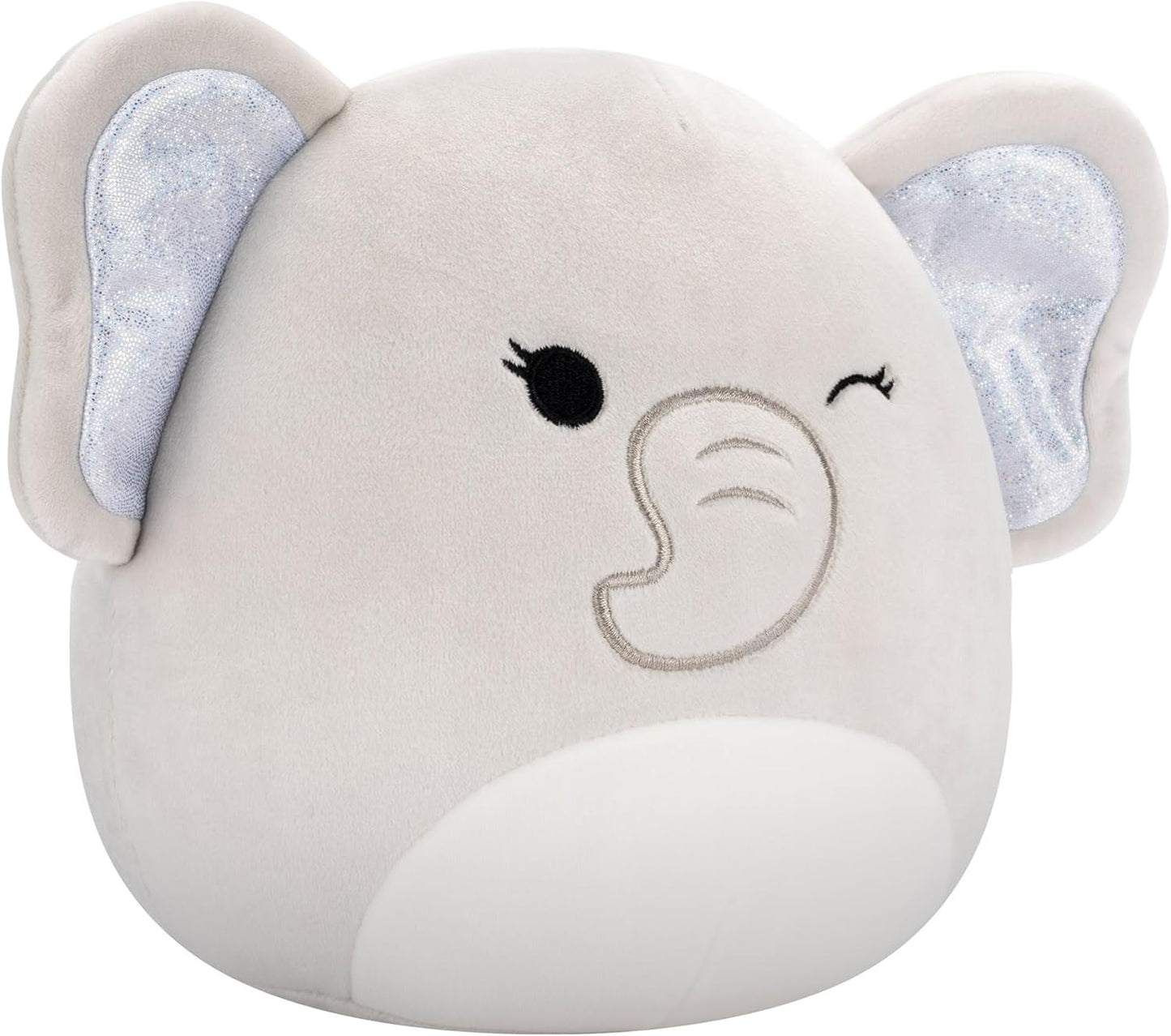 Squishmallows Original 7,5 Polegadas - Valorize o Elefante Cinzento Piscando