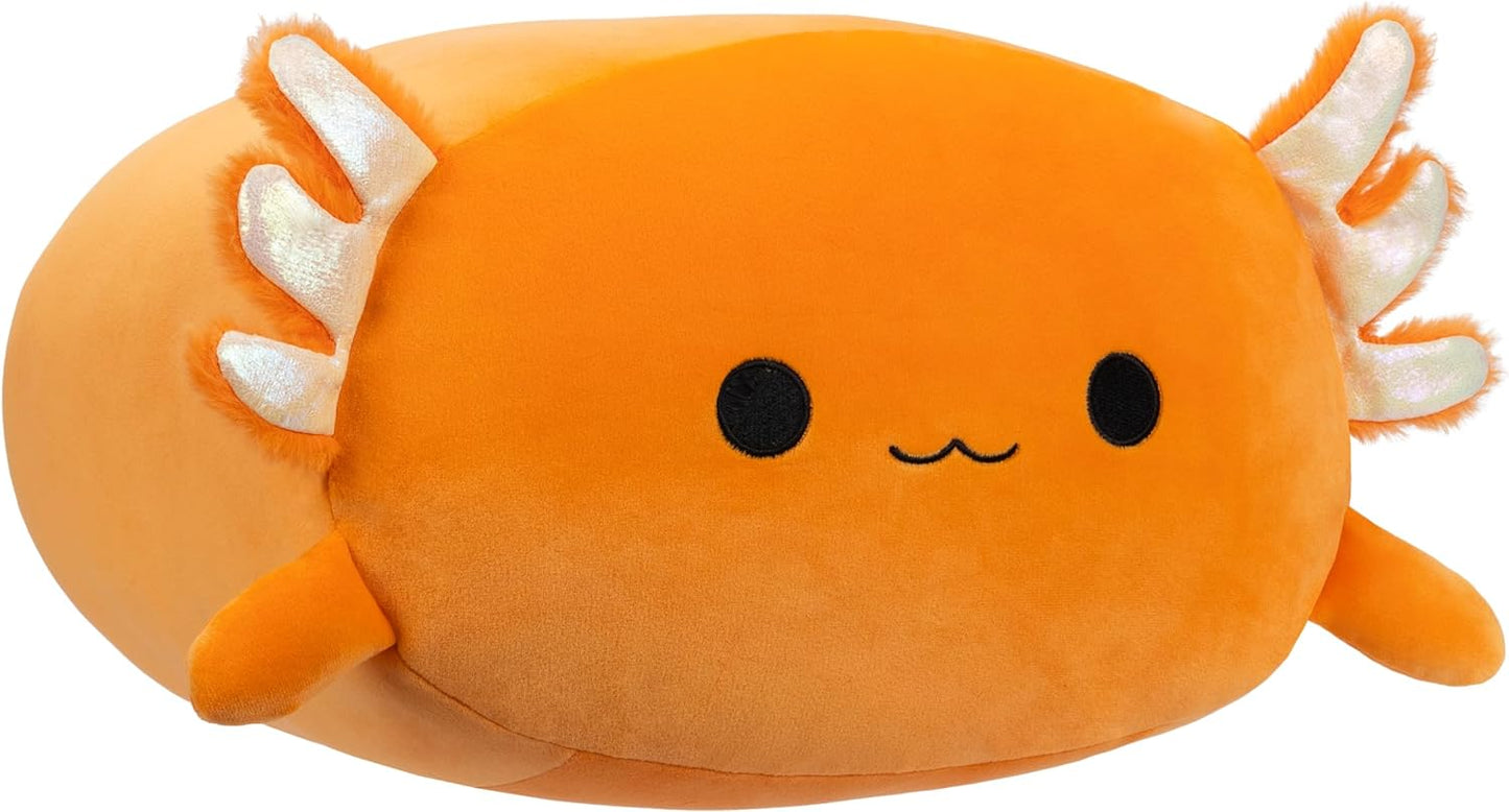 Squishmallows SQCR04196 Nico-Orange Axolotl empilháveis 12 polegadas de tamanho médio ultrasoft oficial Kelly brinquedo de pelúcia