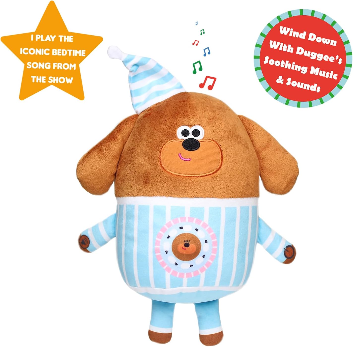 Hey Duggee Urso de pel cia Sleepy Time com can o de ninar calmante do programa de TV CBeebies