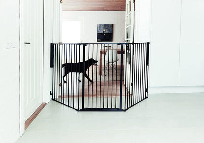 BabyDan Portão flexível extra alto para animais de estimação com design escandinavo para animais de estimação