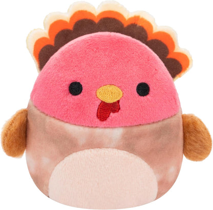 Micromallows Squishmallows Original 6-Pack - Cailey Crab, Cole Turtle, Connor Cow, Gavi Turkey, Hasani Hedgehog, Zarina Banana Slug