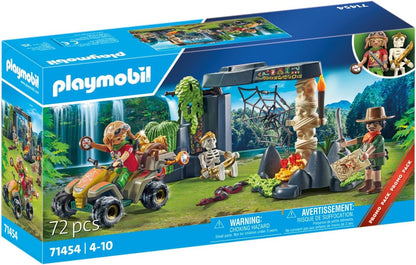 Playmobil Pacote promocional 71454 Jungle Treasure Hunter, ação emocionante, encenação divertida e imaginativa, conjuntos de jogos adequados para crianças a partir de 4 anos