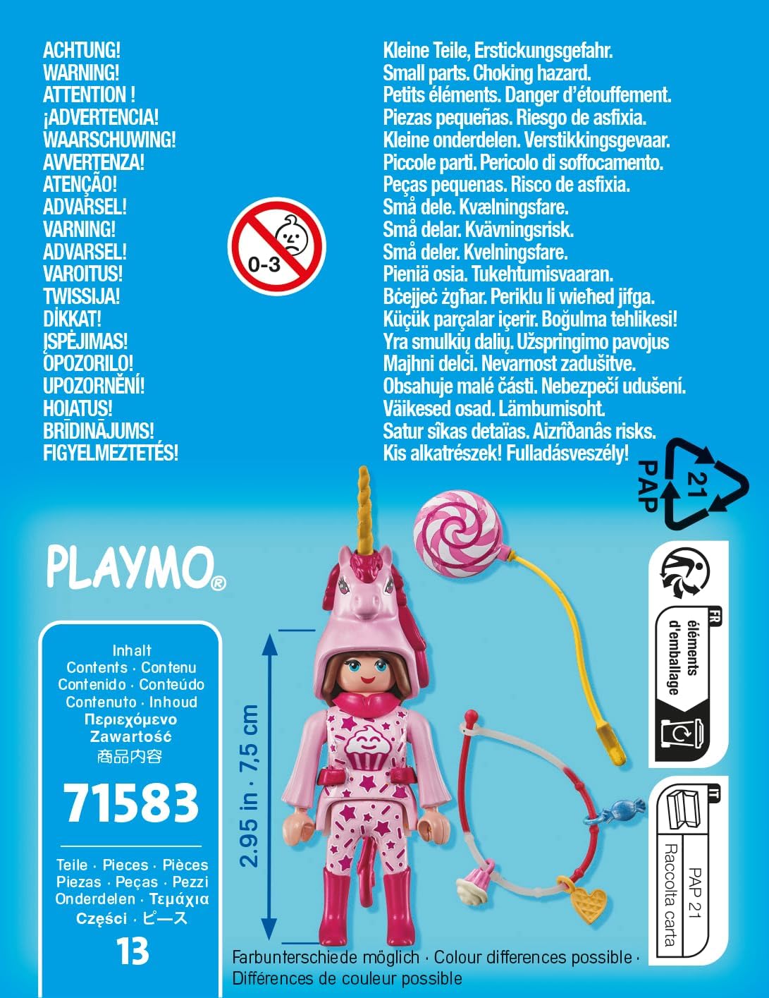 PLAYMOBIL Açúcar Doce Unicórnio