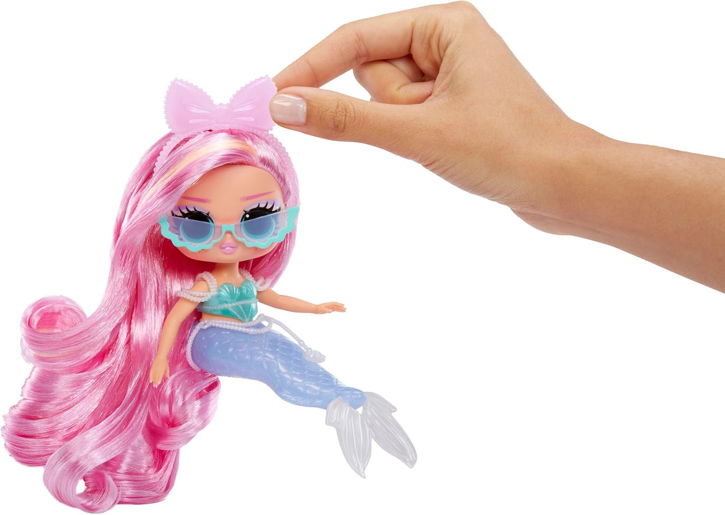 LOL. Surpresa! Tweens - Mermaid Lola Waves - Boneca fashion com cauda que muda de cor, barbatana móvel e lindos acessórios - brinquedos para crianças e colecionadores a partir de 4 anos