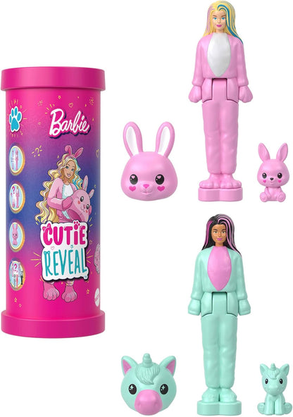 Barbie Mini BarbieLand Reveal Dolls 5-Pack, Bonecas de 1,5 polegadas com Unboxing Surpresa, Diferentes Revelações (Os Estilos Podem Variar), JCB27