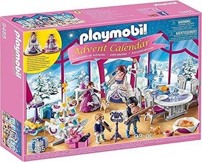 Playmobil 9485 Calendario de Adviento Bola de Navidad con plato giratorio, juguete coleccionable para niños, juego de rol divertido e imaginativo, juego adecuado para niños a partir de 4 años