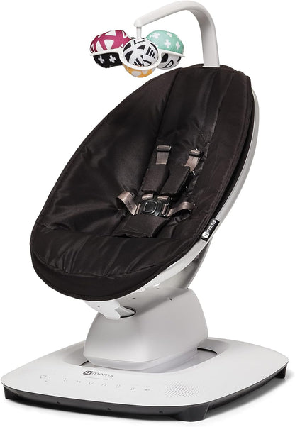 4moms mamaRoo 5.0 Columpio multimovimiento para bebé, negro