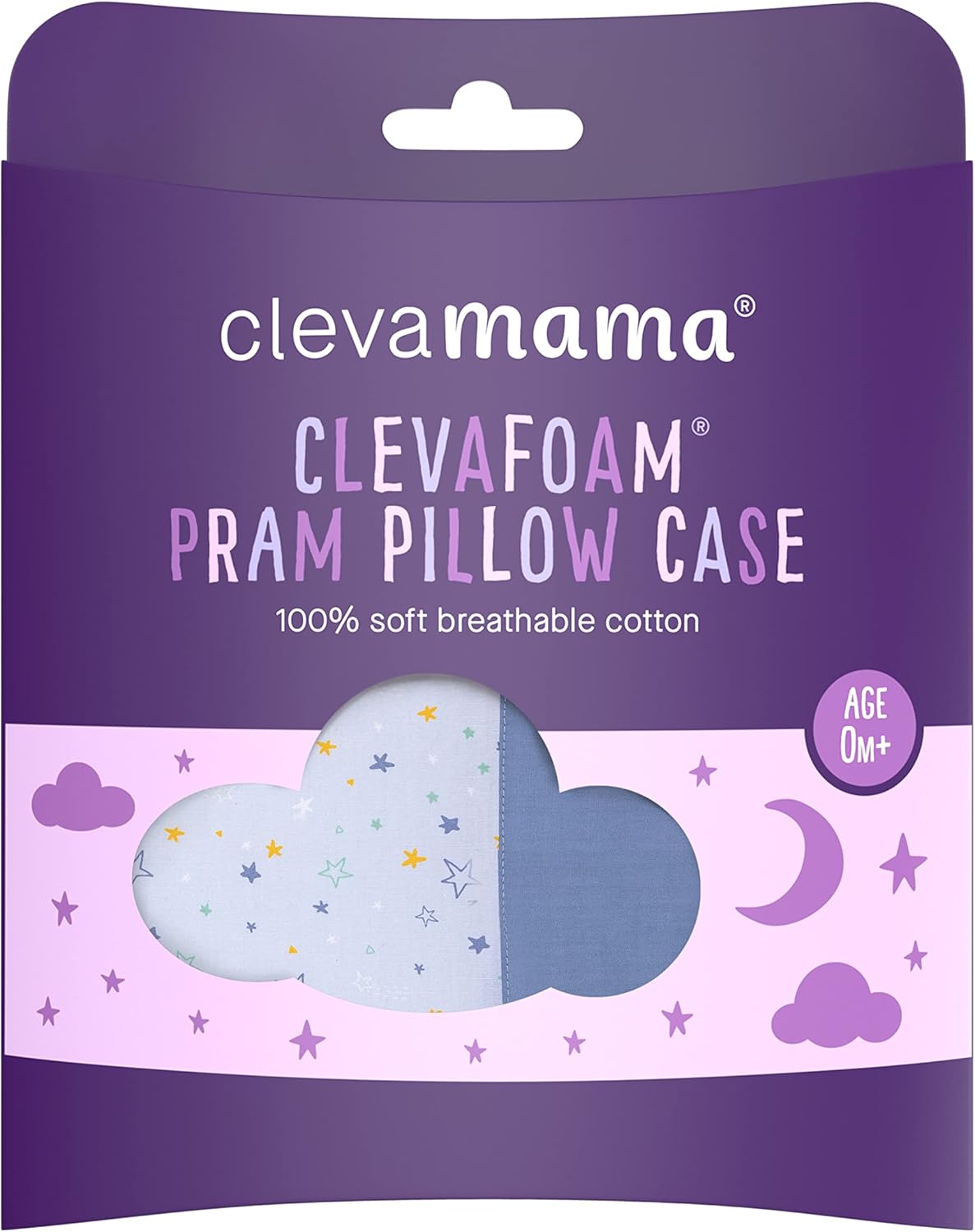 ClevaMama Capa de Almofada ClevaFoam para Carrinho de Bebê - Azul