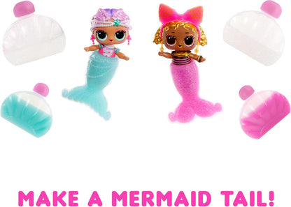 LOL. Surpresa! Mermaids Tots - Fashion Tots com caudas que mudam de cor - Adequado para colecionadores, meninas e meninos com mais de 4 anos