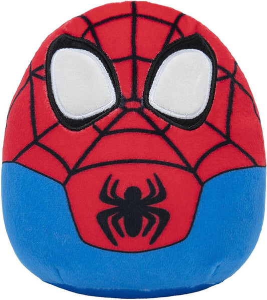 Squishmallows Marvel's Spidey e seus incríveis amigos Pelúcia Spidey de 10 polegadas - Adicione Spidey ao seu esquadrão, bichinho de pelúcia ultramacio de pelúcia de tamanho médio