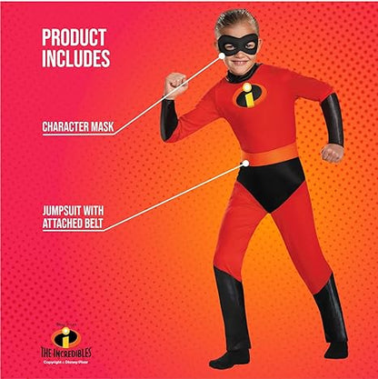 DISGUISE  Disney Official The Incredibles Costume Kids, Dash Costume Kids Fancy Dress Up Outfit, Trajes de super-heróis para crianças, Trajes do Dia Mundial do Livro para meninos