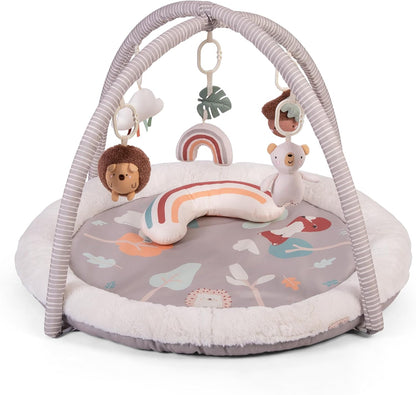 Red Kite Play Gym - Ginásio de jogos acolchoado com brinquedos pendurados e espelho de tempo de barriga (Woodland Walks)