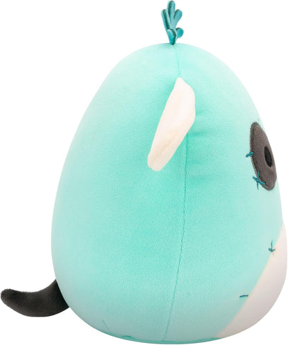 Squishmallows Original de 7,5 polegadas Halloween Dookdook, o cachorro Teal Patchwork