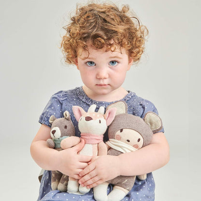 ThreadBear Design Presente de ursinho de pelúcia Baby Beau Soft Doll para bebês e crianças pequenas - vem em uma caixa de presente