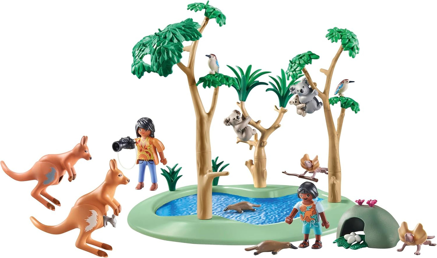 Playmobil 71624 Wiltopia: feito com mais de 80% de material reciclado e de base biológica, conjuntos detalhados adequados para crianças a partir de 4 anos