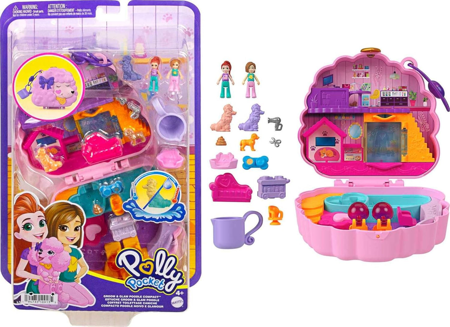 MATTEL FRANCE COF UNIVERS POLLY ASS, multicolorido, (FRY35)