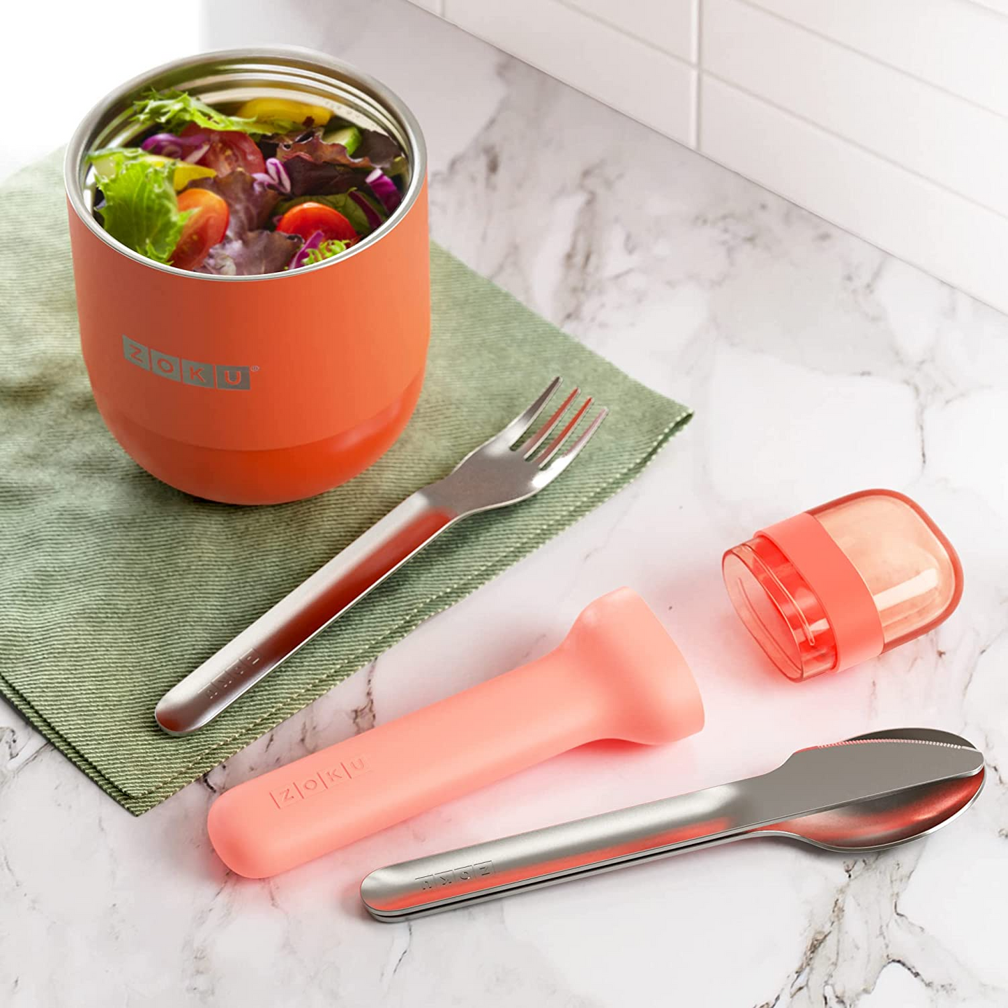 Zoku ZK308-TL de utensílios Conjunto, plástico