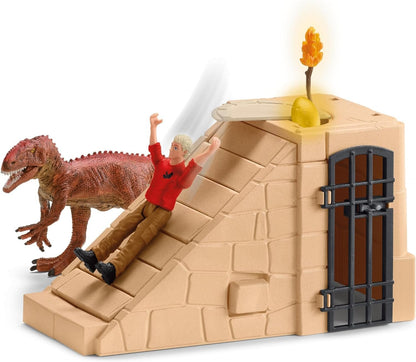 Schleich 42656 Conquista do Templo Dino Mega Set, a partir de 5 anos, DINOSSAUROS - Playset, 169 peças