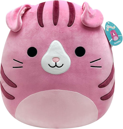 Squishmallows SQCR04201 16" Geraldine, Geraldone Rosa Scottish Fold Cat