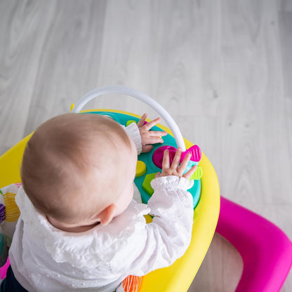 Red Kite Baby Go Round Kiddo Walker e Push Along combinados rosa (50cm x 62cm x 75cm)