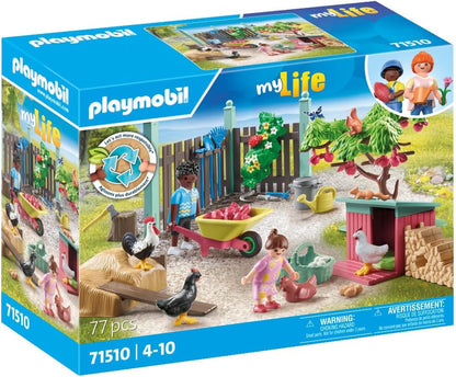 Playmobil pequena fazenda de galinhas