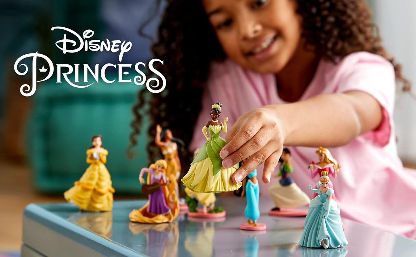 Juego de figuras de lujo de 6 piezas de Lilo y Stitch oficial de Disney Store, figuras de juguete de personajes moldeados que incluyen Lilo, Stitch y Ángel, presenta ilustraciones coloridas y detalladas, adecuado para mayores de 3 años