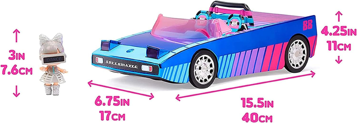 L.O.L. Surprise City Cruiser - Carro esportivo rosa e roxo com recursos fabulosos e uma boneca exclusiva BEEPS - Ótimo para crianças de 4 anos ou mais