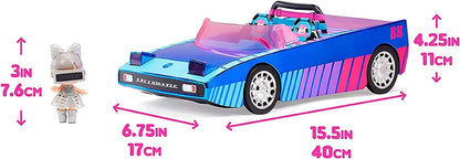 L.O.L. Surprise City Cruiser - Carro esportivo rosa e roxo com recursos fabulosos e uma boneca exclusiva BEEPS - Ótimo para crianças de 4 anos ou mais