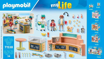 Playmobil 71534 myLife: Fashion Store, experiência de compra emocionante na loja de moda, incluindo checkout, vitrine e muitos itens de roupas, conjuntos de jogos detalhados adequados para crianças de 5 anos ou mais