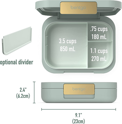 Bentgo Modern – Lancheira estilo Bento versátil e à prova de vazamentos com 4 compartimentos
