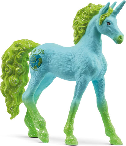 Schleich 70795 Unicórnio colecionável Terra, a partir de 5 anos BAYALA - Estatueta, 10 x 9 x 2 cm