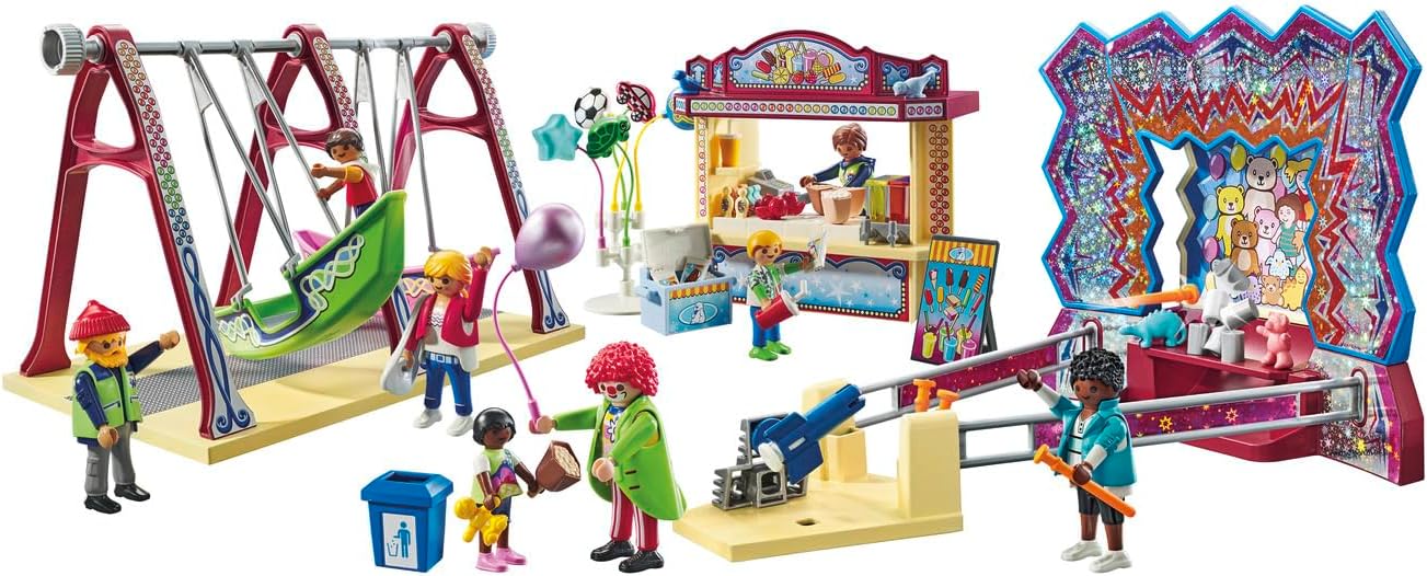 Playmobil 71452 My Life: Funfair Promo Pack, brinquedos para presentear e dramatizações divertidas e imaginativas, conjuntos de jogos adequados para crianças a partir de 4 anos