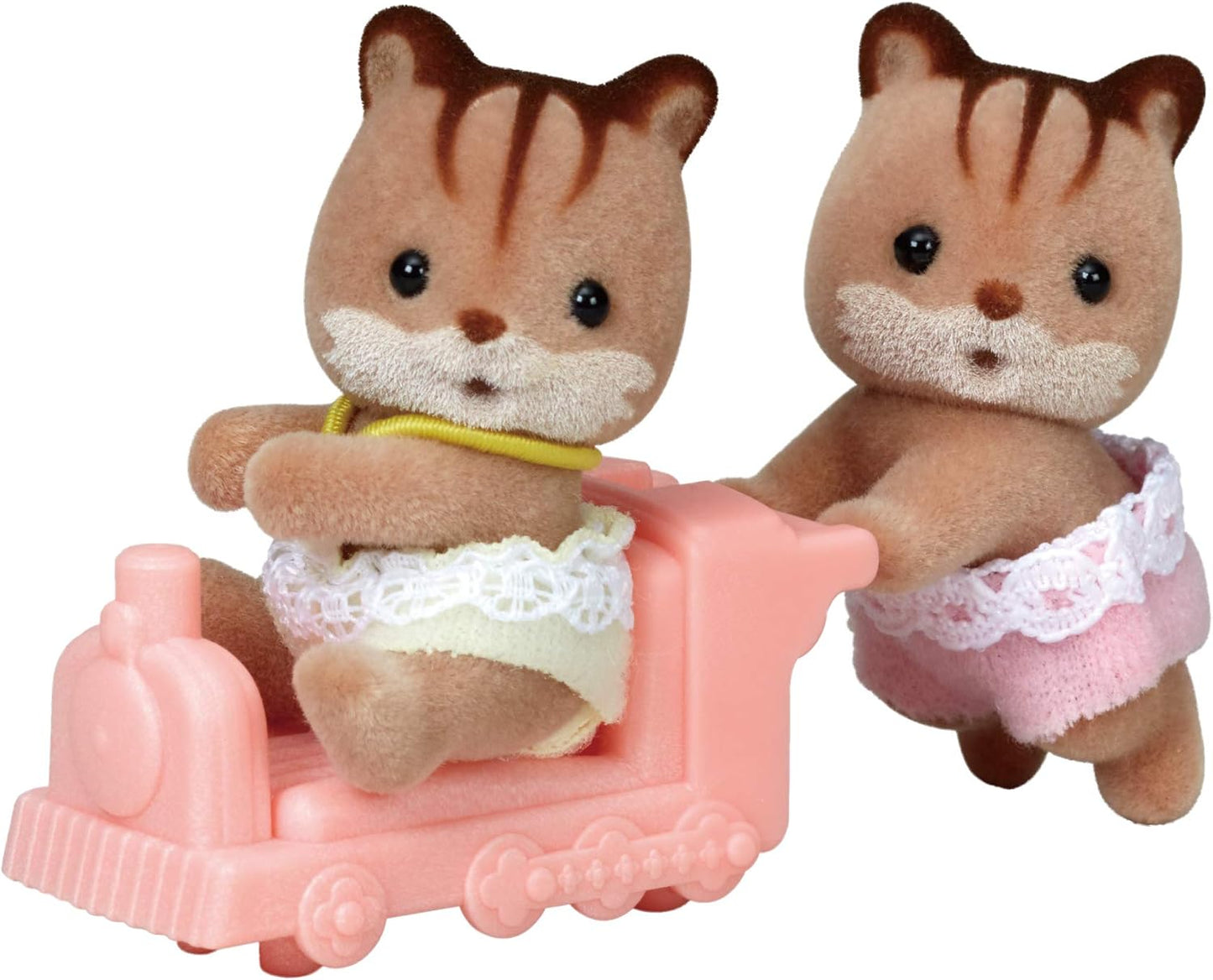 Sylvanian Families Esquilos gêmeos nogueira