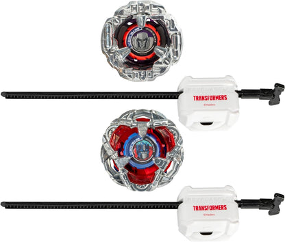 Beyblade X Transformers Collab Optimus Prime 4-60P vs. Megatron 4-80B Conjunto Multipack