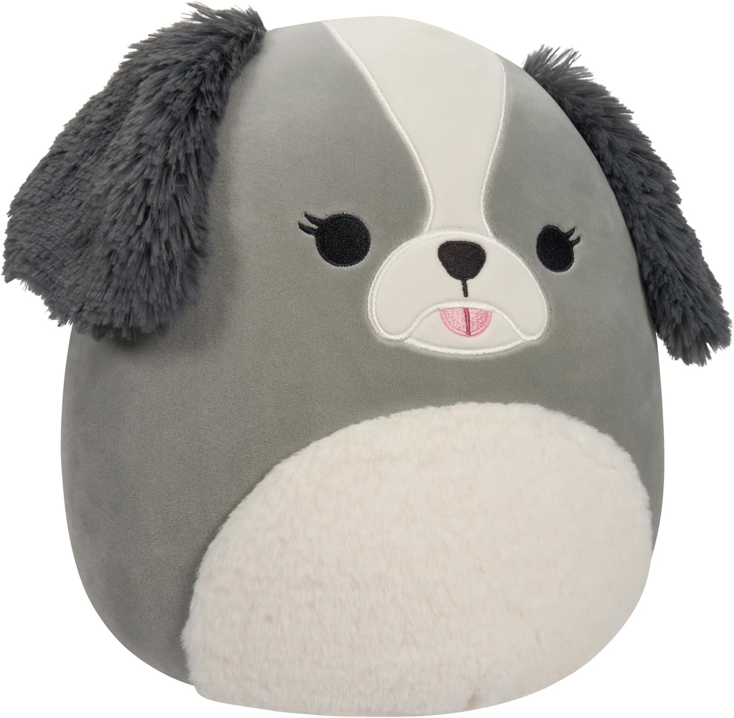 Squishmallows SQCR04578 Malu-Cinza Shih-Tzu 12"