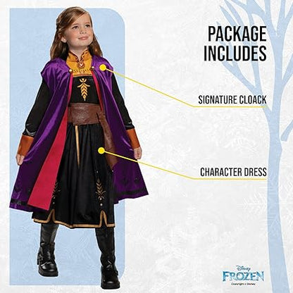 DISGUISE  Disney oficial deluxe Anna Frozen anna traje crianças congelados vestir-se para meninas