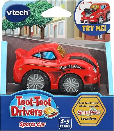 VTech Toot-Toot Drivers Helicóptero, Vehículo de Simulación con Luces, Frases y Canciones, Juguete Interactivo para Niños Pequeños 12 Meses, 2, 3, 4 Plus, Versión en Inglés, Rojo