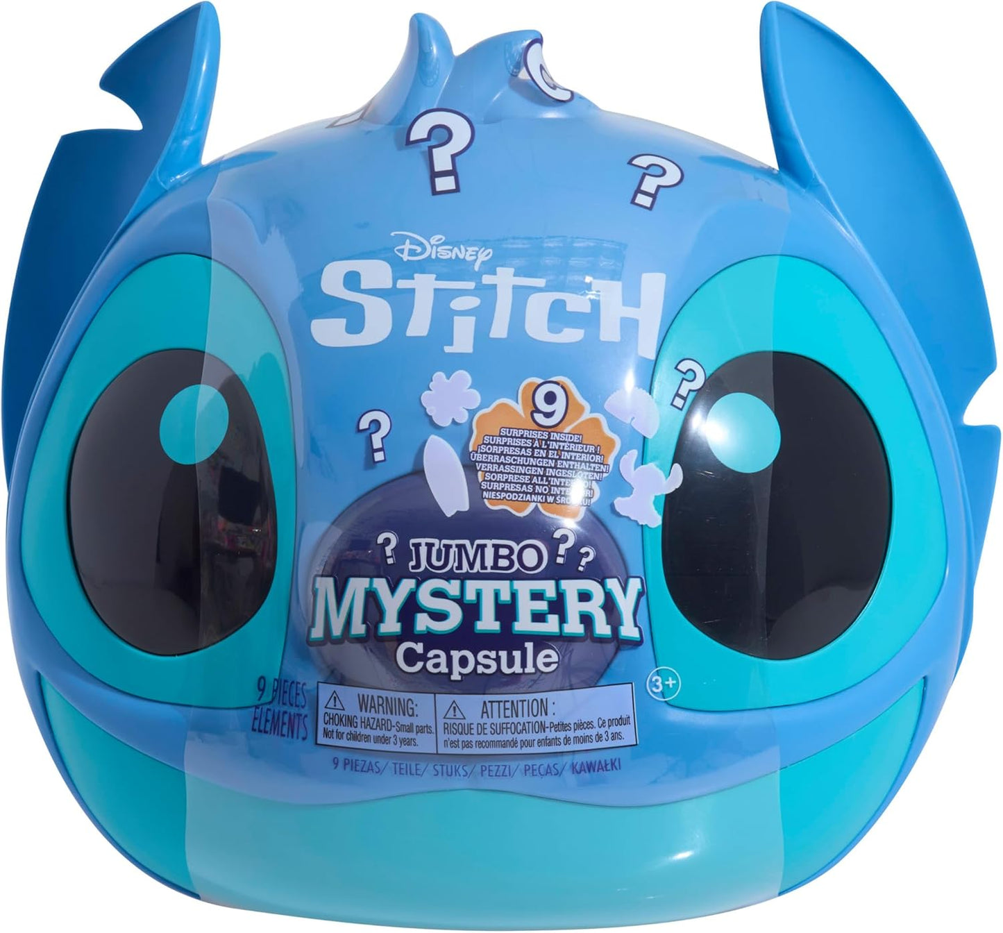 Just Play Disney Stitch Jumbo Mystery Capsule, brinquedos infantis para maiores de 3 anos