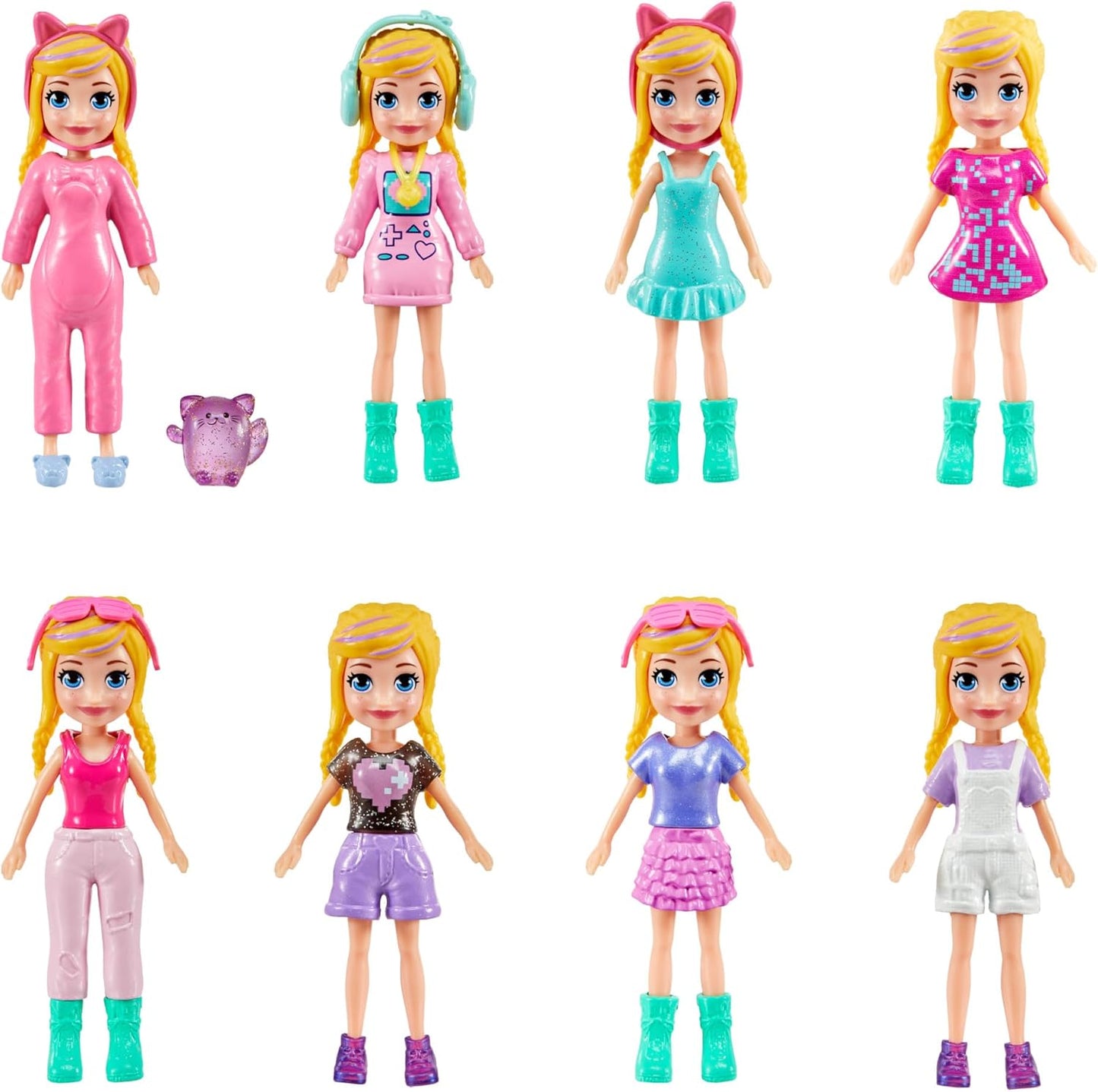 Polly Pocket Conjunto Polly Medium Fashion para meninas a partir de 4 anos