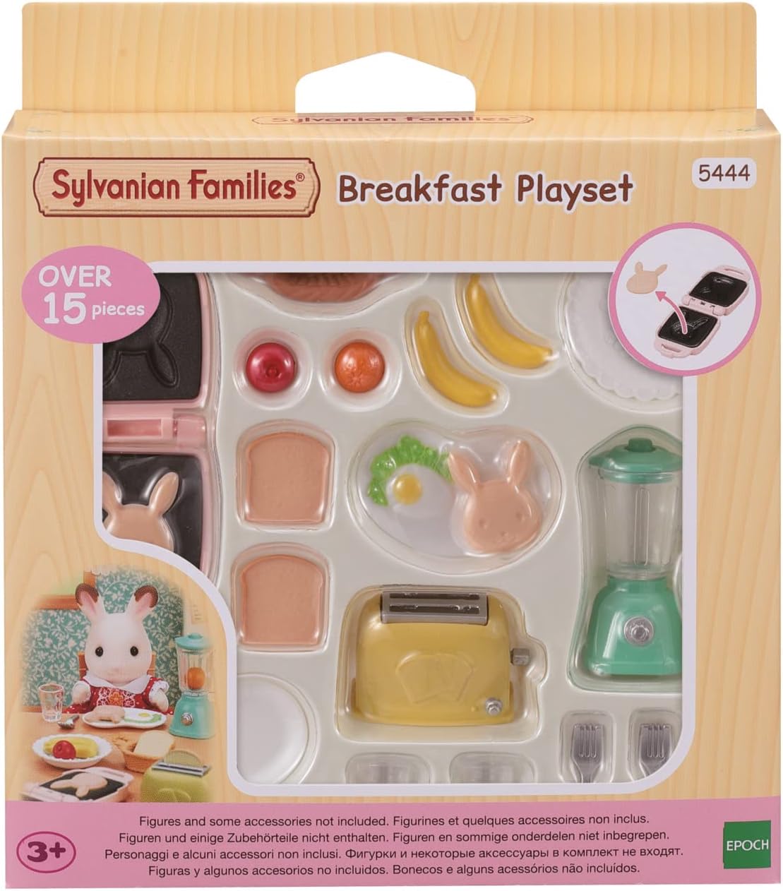 Sylvanian Families 5444 Breakfast Playset - Conjuntos de brinquedos para casa de bonecas