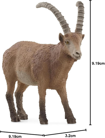 Schleich 14873 WILD LIFE Estatueta Ibex para maiores de 3 anos, preta