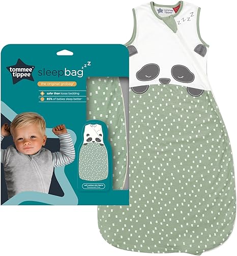 Tommee Tippee Saco de dormir para bebé, The OriginalGrobag, Diseño moderno y saludable, Tejido suave rico en algodón, 6-18 m, 1,0 TOG, Rubor