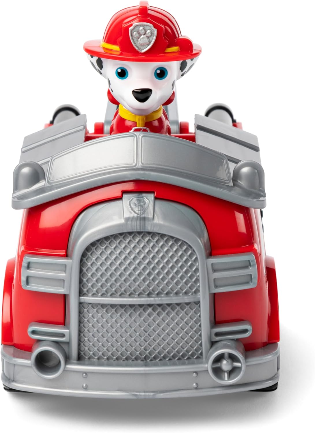 Paw Patrol, camión de bomberos Marshall, camión de juguete con figura de acción coleccionable, juguetes sostenibles para niños y niñas de 3 años en adelante