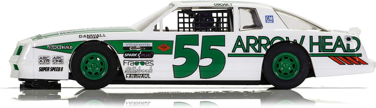 Scalextric C4079 Chevrolet Monte Carlo - Carro Verde e Branco No.55