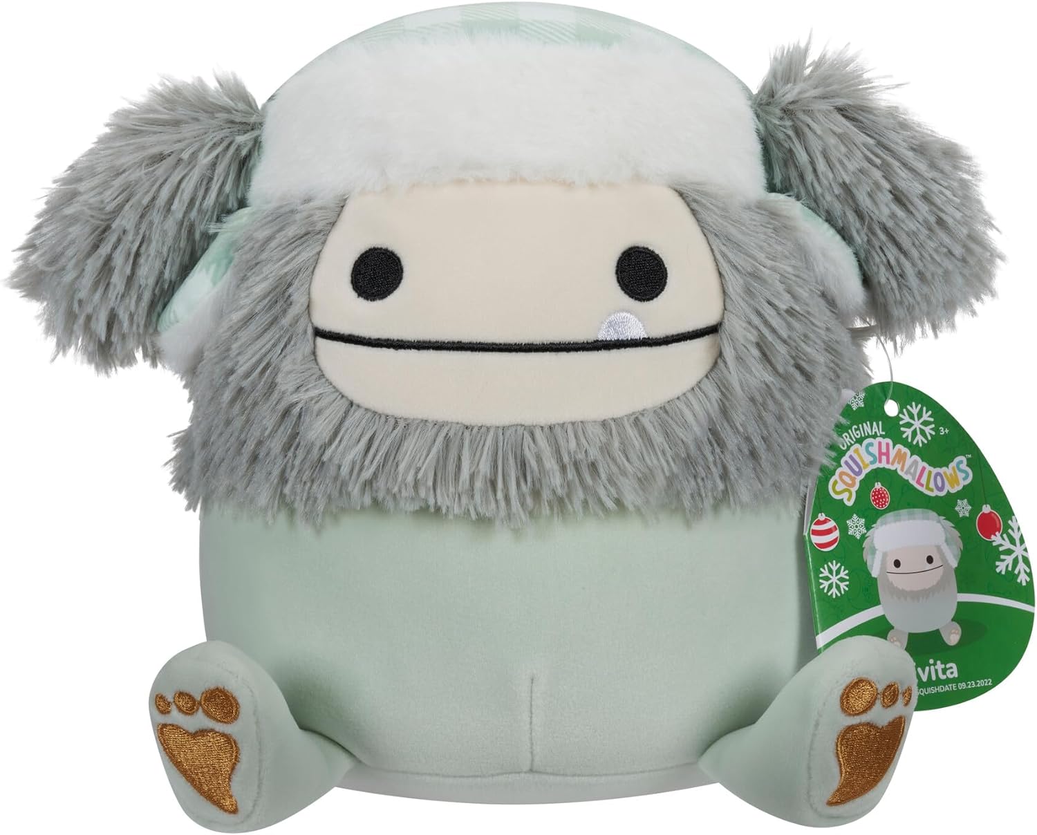 Squishmallow Evita the Bigfoot 12 authentic